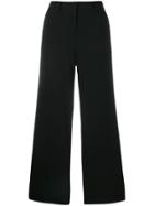 Max Mara Cropped Vertigo Trousers - Black