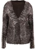 Liska 'gladice' Lamb Fur Coat, Women's, Size: Medium, Brown, Lamb Fur
