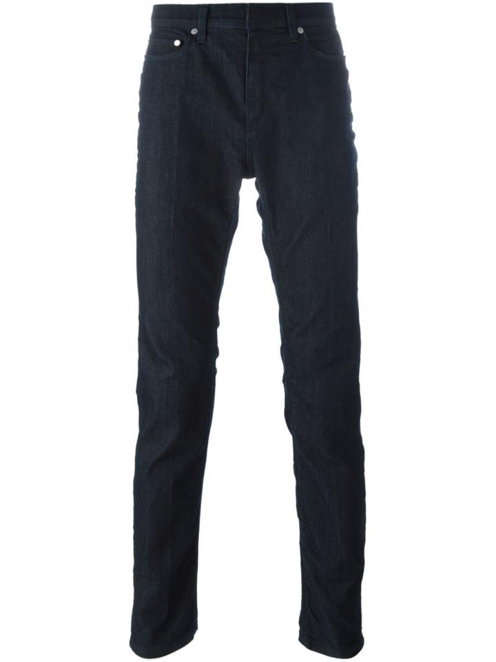 Neil Barrett Skinny Jeans, Men's, Size: 31, Blue, Cotton/polyester/spandex/elastane