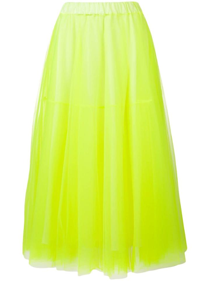 P.a.r.o.s.h. Full Tulle Skirt - Yellow