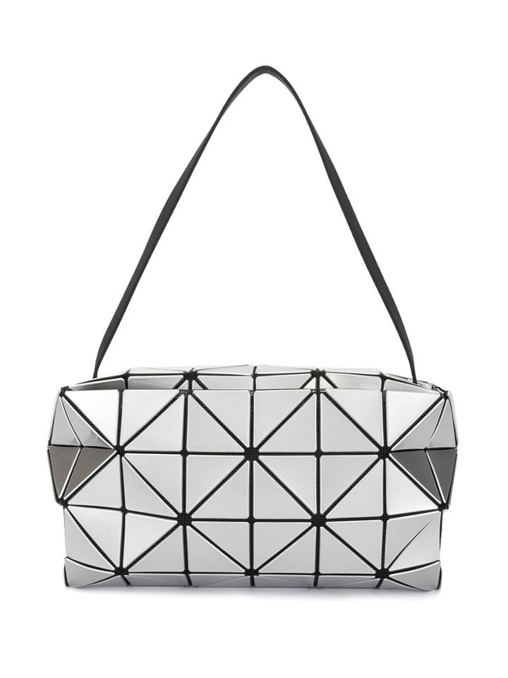 Bao Bao Issey Miyake Geometric Shoulder Bag - Silver