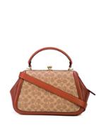 Coach Patterned Tote Bag - Brown