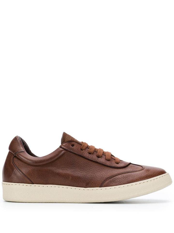 Corneliani Lace-up Sneakers - Brown