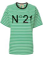 No21 Oversized Logo T-shirt - Green