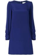 Goat - Elana Tunic Dress - Women - Silk/polyester - 8, Blue, Silk/polyester