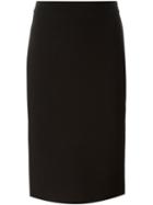 Givenchy Buttoned Pencil Skirt, Women's, Size: S, Black, Viscose/polyamide/spandex/elastane