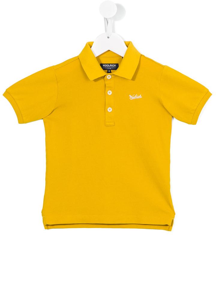 Woolrich Kids Classic Polo Shirt, Boy's, Size: 10 Yrs, Yellow/orange