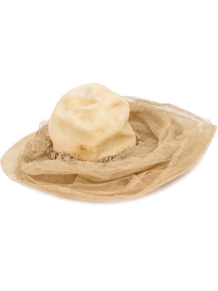 Horisaki Design & Handel Wrinkled Hat - Nude & Neutrals