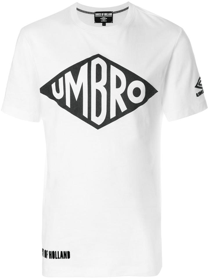House Of Holland Umbro Slogan T-shirt - White