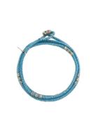 M. Cohen Layer Knotted Wrap Bracelet, Women's, Blue
