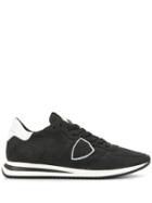 Philippe Model Logo Patch Lace-up Sneakers - Black