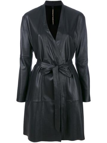 Olsthoorn Vanderwilt Belted Midi Coat - Black