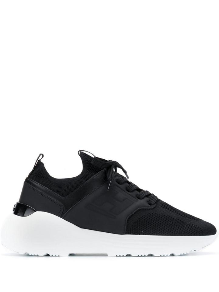 Hogan Mesh Upper Sneakers - Black