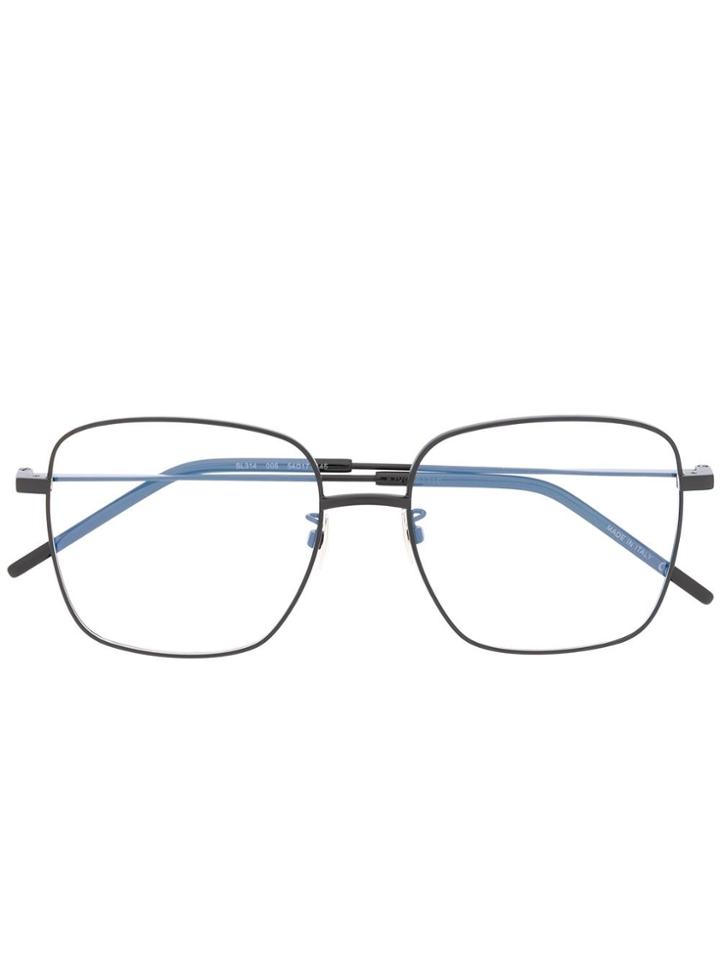 Saint Laurent Eyewear Square-shaped Glasses - Black