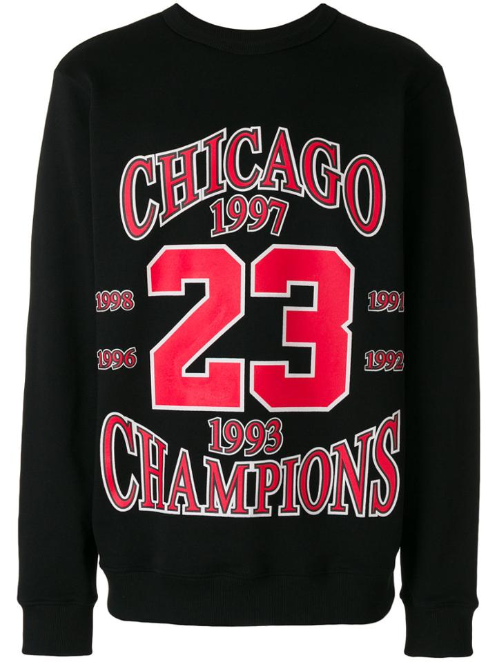 Ih Nom Uh Nit Chicago 23 Longsleeved Sweatshirt - Black