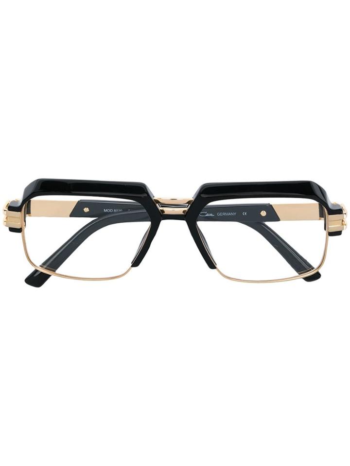 Cazal Classic Square Glasses - Black