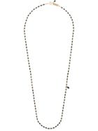 Isabel Marant Thin Gemstone Necklace - Metallic