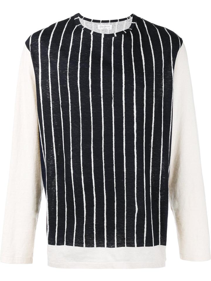Yohji Yamamoto - Striped T-shirt - Men - Cotton - 3, Blue, Cotton
