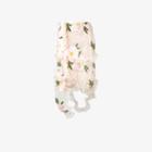 Simone Rocha Floral Embroidered Frill Skirt, Women's, Size: 8, Nude/neutrals, Viscose/polyester/polybutylene Terephthalate (pbt)