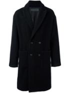 Route Des Garden Single Breasted Coat, Men's, Size: 46, Black, Wool/viscose