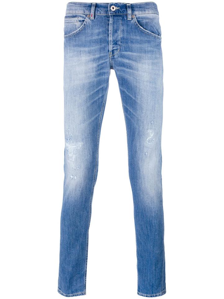 Dondup - George Jeans - Men - Cotton/polyester/spandex/elastane - 31, Blue, Cotton/polyester/spandex/elastane