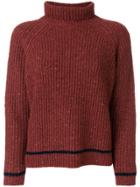 Alyki Turtleneck Jumper - Red