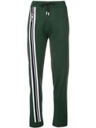 Gcds Logo Stripe Sports Trousers - Green
