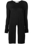 Lucio Vanotti Central Slit Jumper - Black