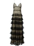 Alexander Mcqueen Ruffled Long Evening Dress