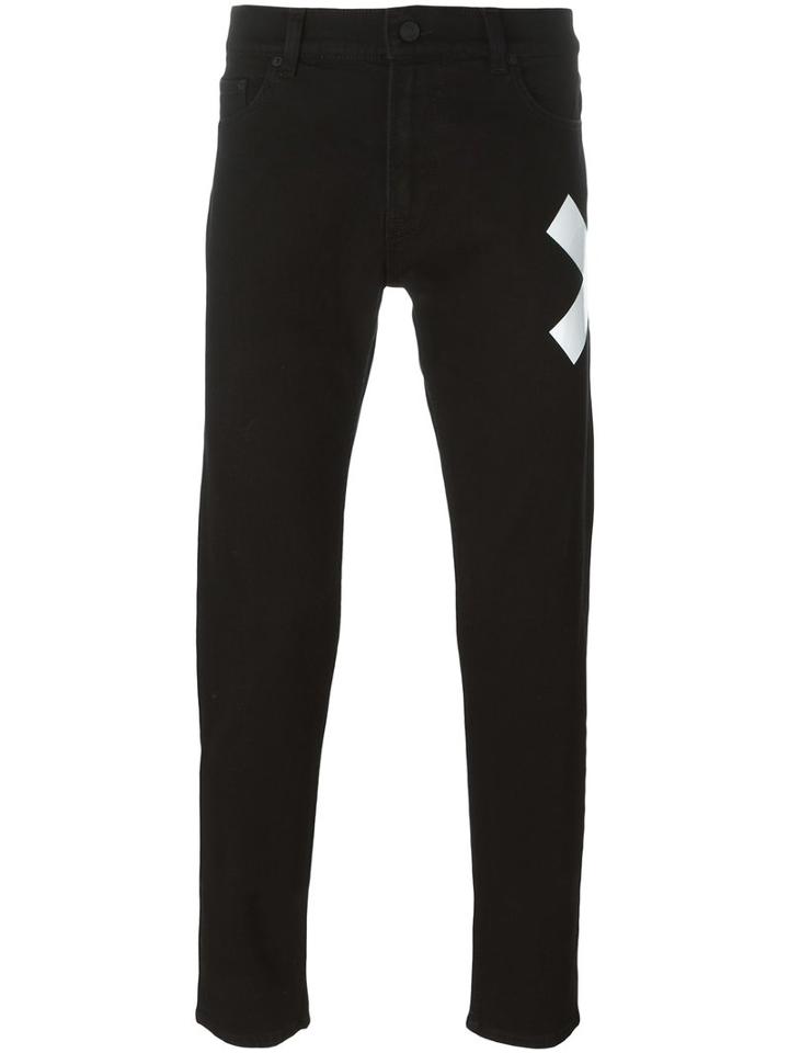 Kenzo Slim Fit Jeans, Size: 30, Black, Cotton/spandex/elastane