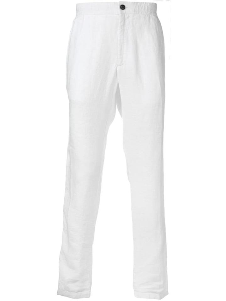 Z Zegna Straight Leg Trousers - White