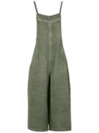 Mara Mac Wide Legs Cropped Jumpsuit - Green