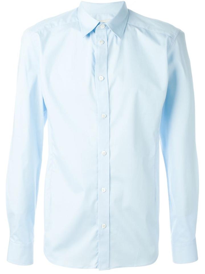 Paul & Joe Bidule Shirt, Men's, Size: L, Blue, Cotton/spandex/elastane