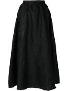 Noon By Noor Brocade Full Ankle-length True Waist Skirt - Black