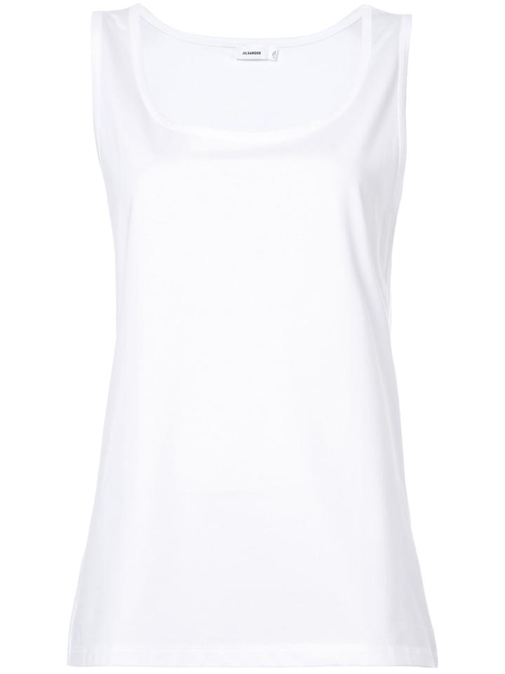 Jil Sander Classic Tank Top - White
