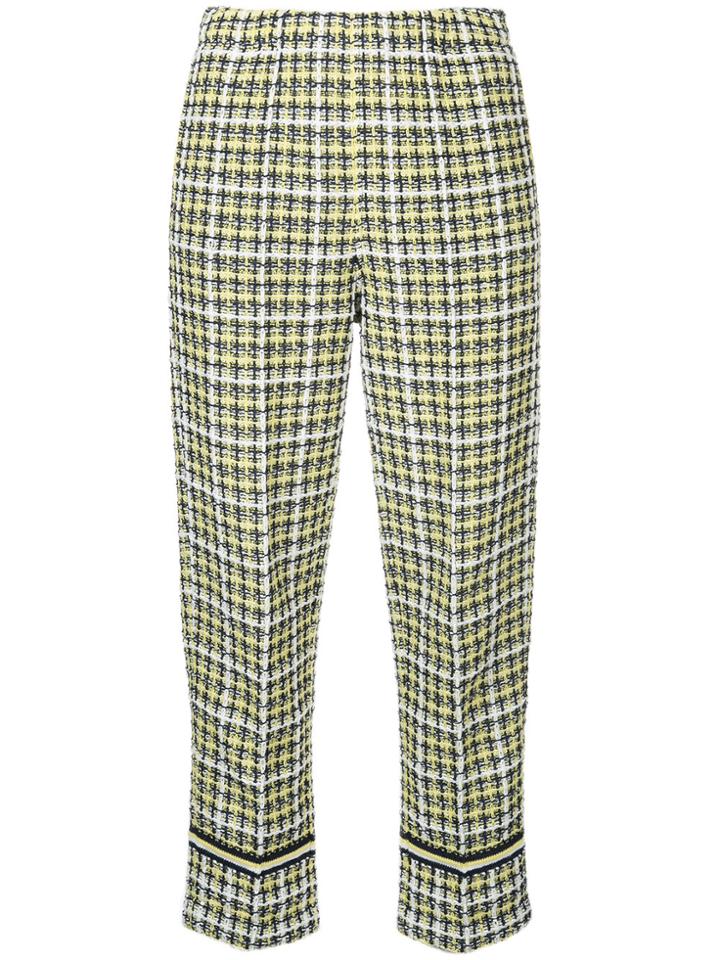 Coohem Spring Tweed Pants - Yellow & Orange