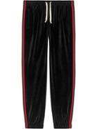 Gucci Chenille Jogging Pant With Patch - Black