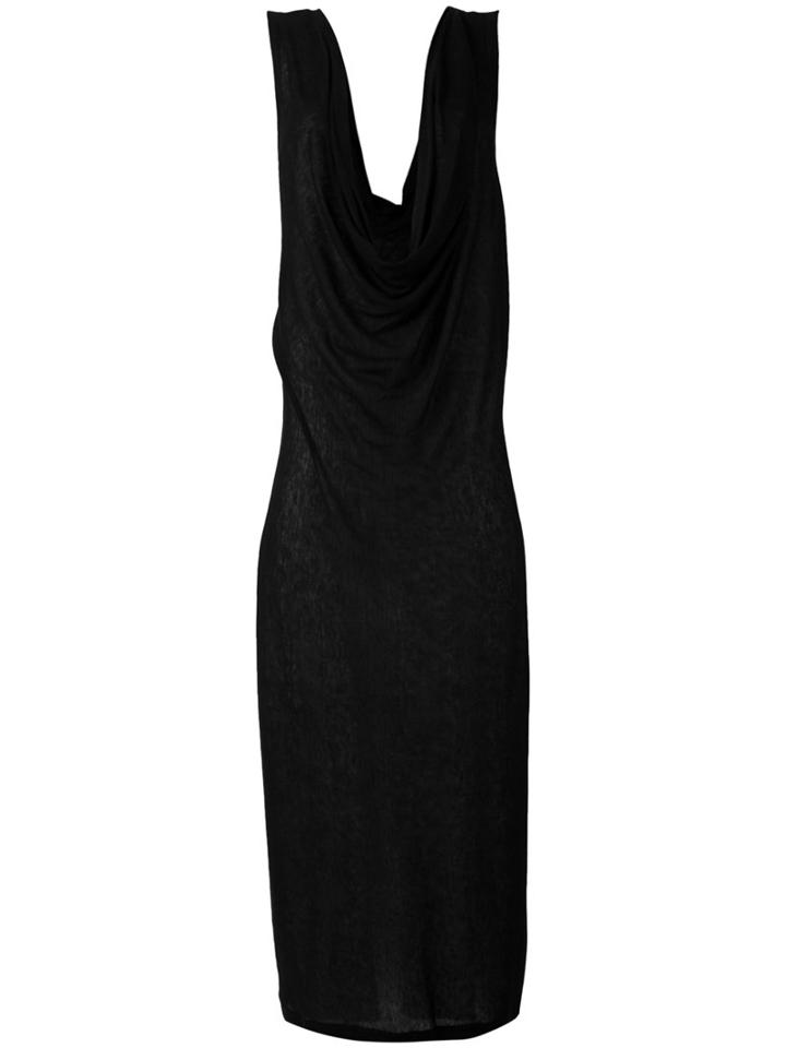 Barbara I Gongini - Long Sleeveless Dress - Women - Lyocell/wool - 38, Women's, Black, Lyocell/wool