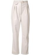 Nanushka Pleated Waist Trousers - Neutrals