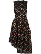 Simone Rocha Asymmetric Hem Dress - Black