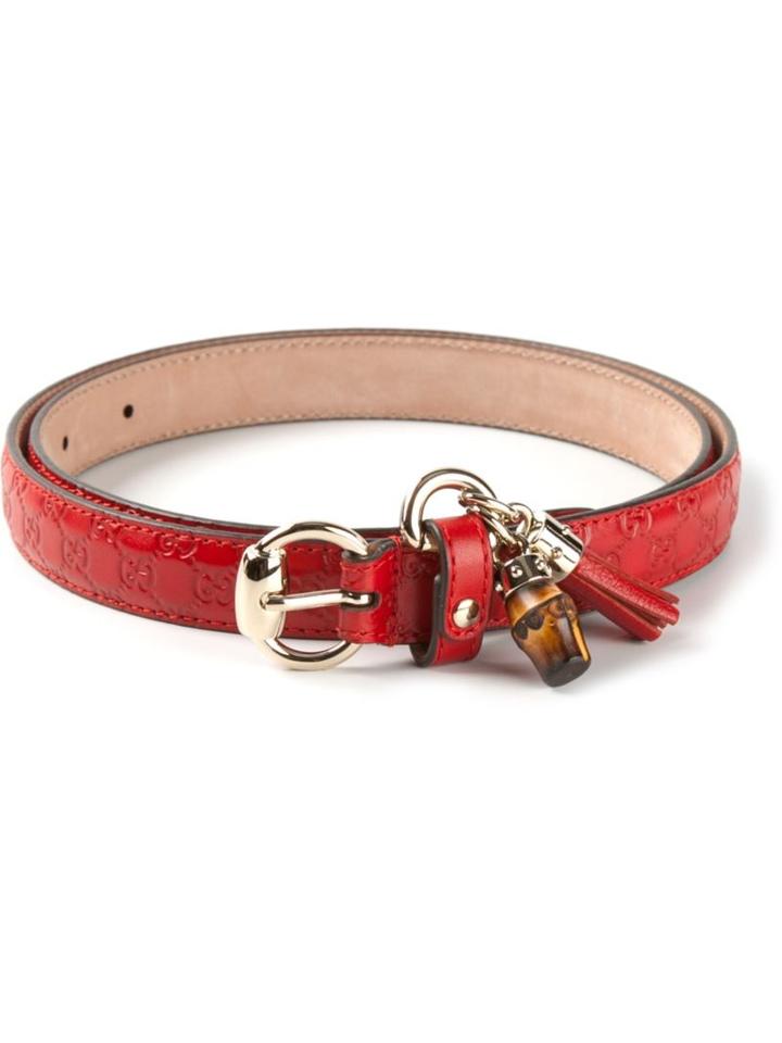 Gucci 'guccissima' Embossed Belt