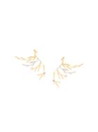 Aurelie Bidermann Mimosa Statement Earrings - Metallic