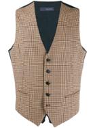 Tagliatore Houndstooth Waistcoat - Neutrals