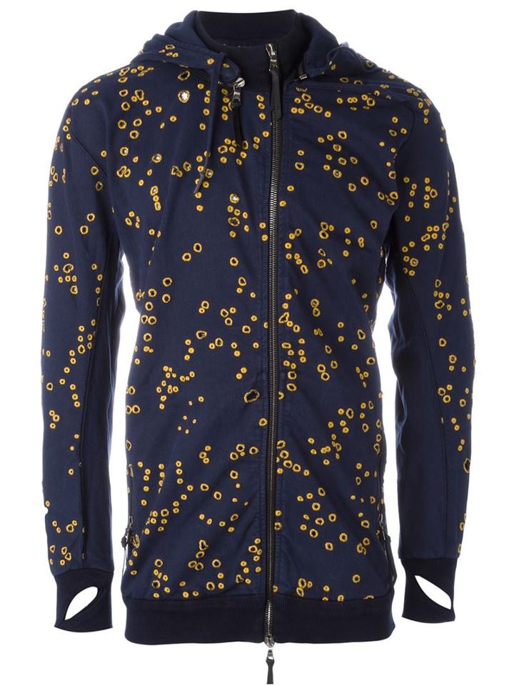 11 By Boris Bidjan Saberi Perforated Hooded Jacket