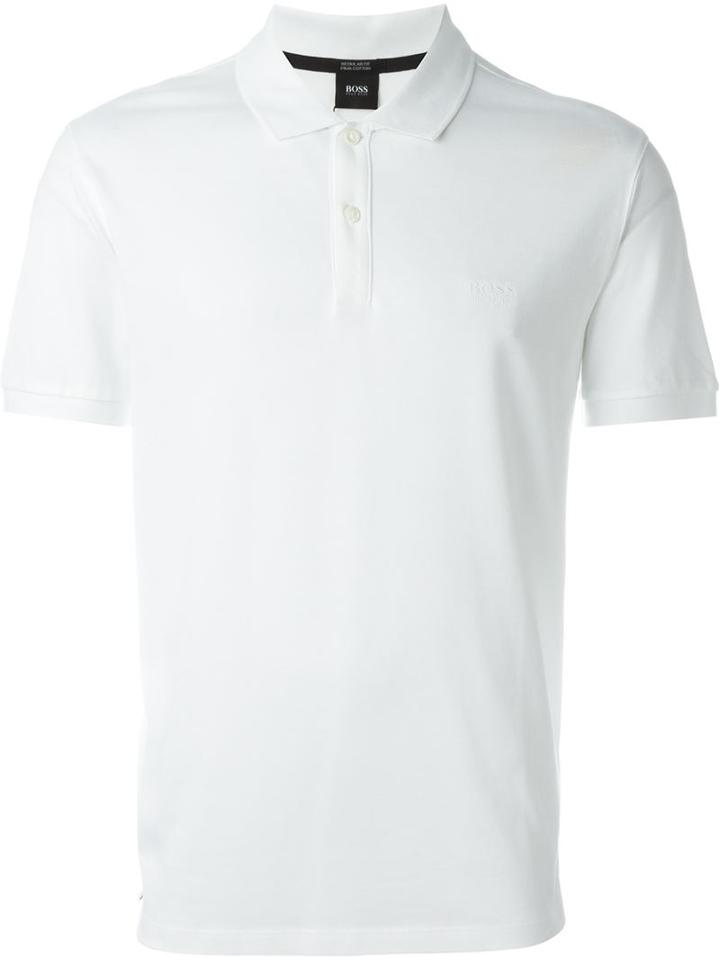 Boss Hugo Boss Classic Polo Shirt, Men's, Size: M, White, Cotton