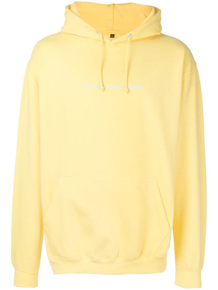 F.a.m.t. 'i've Lost Control Again' Printed Hoodie - Yellow