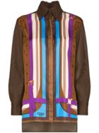 Fendi Stripe Print Shirt - F18dx Hiphop