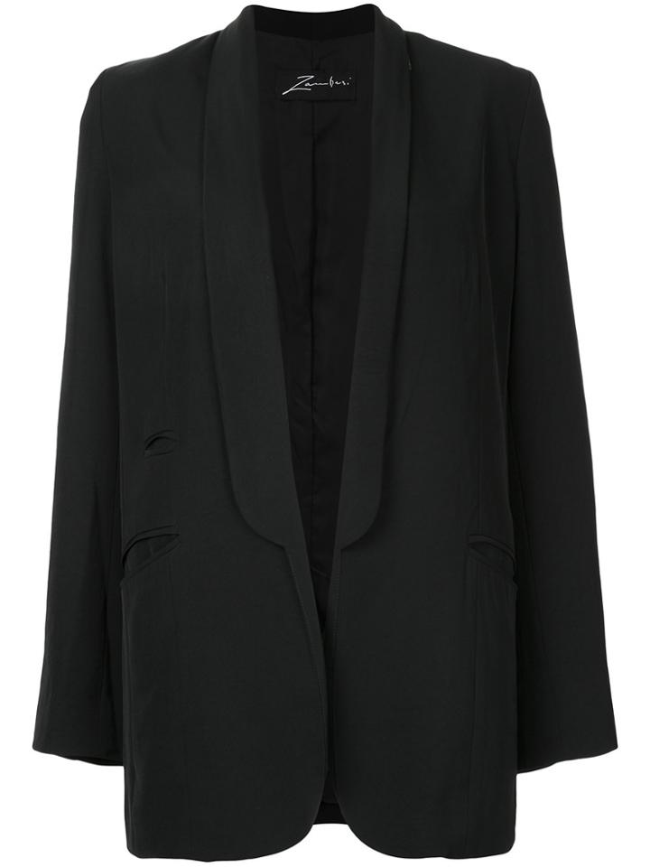 Zambesi Shawl Collar Tuxedo Jacket - Black