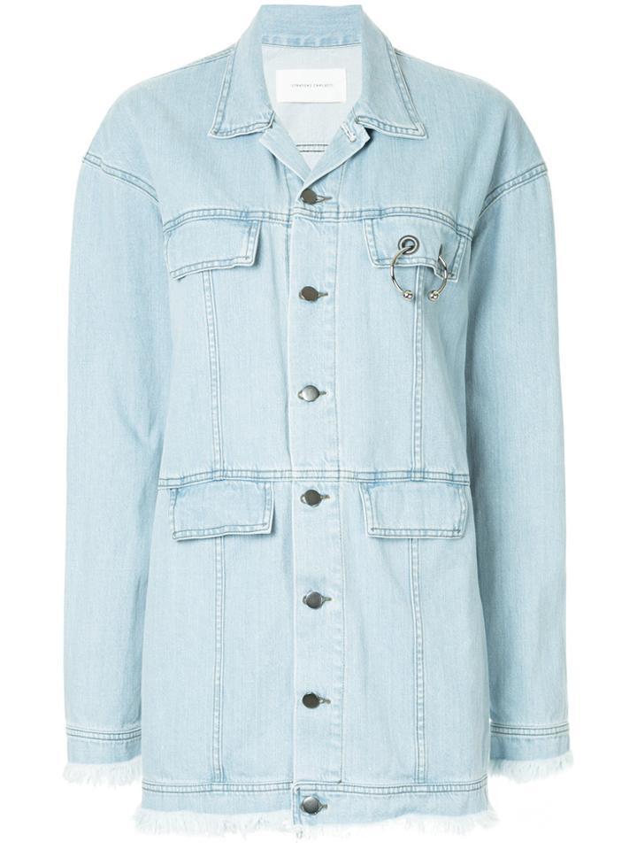 Strateas Carlucci Pierced Leisure Jacket - Blue
