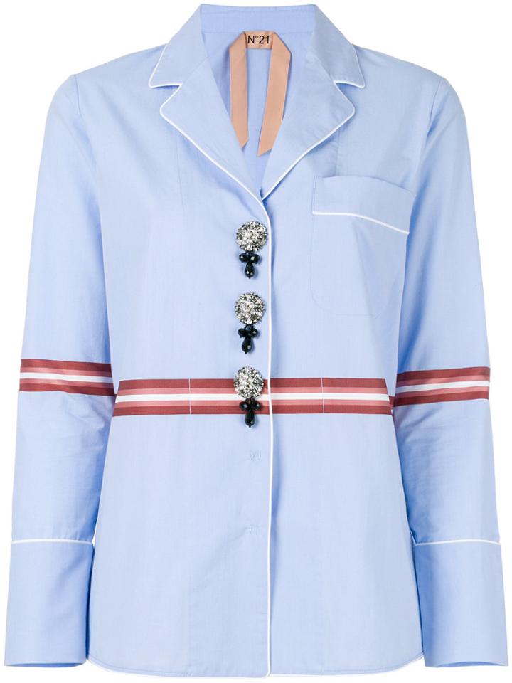 No21 Pyjama-style Shirt - Blue